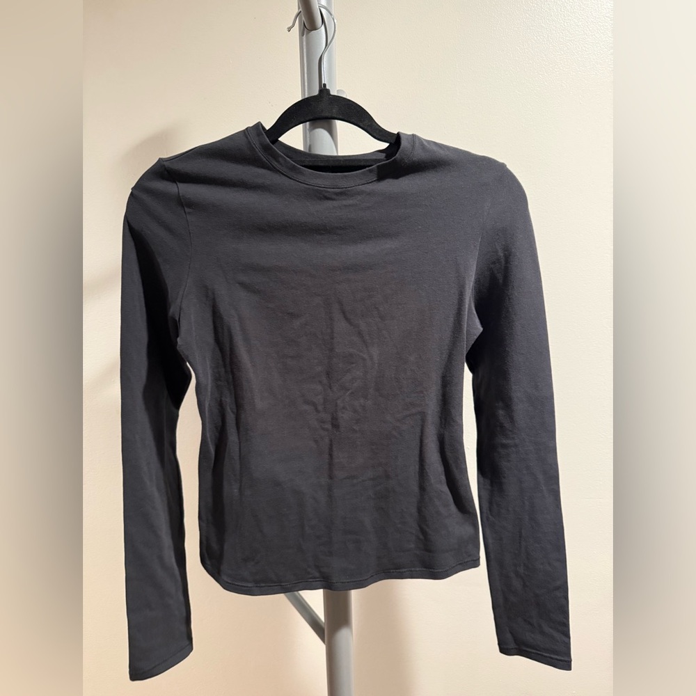 SKIMS -Cotton Jersey Long Sleeve T-Shirt